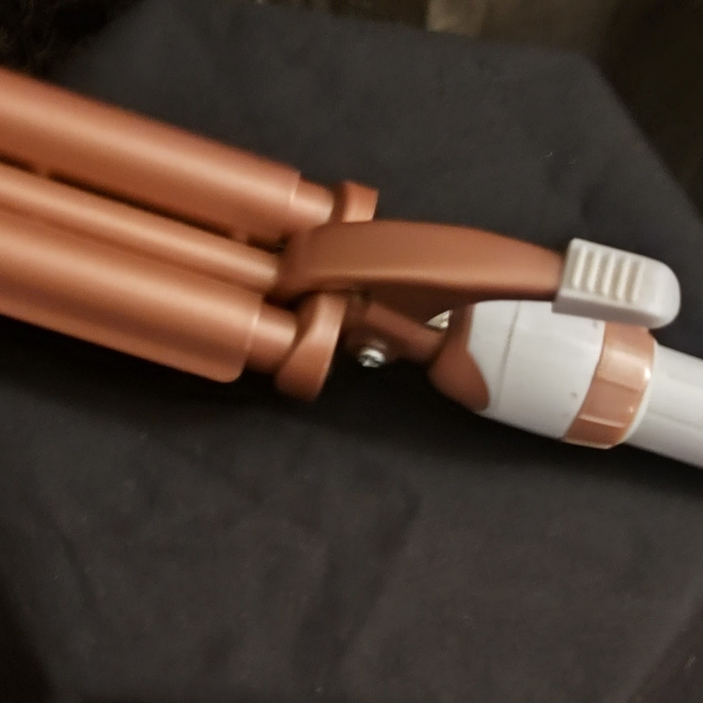 Brown and White Tripod
